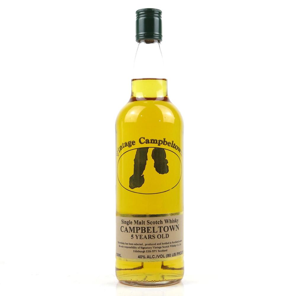 Vintage Campbeltown Malt Signatory Vintage 5 Year Old 75cl / US Import