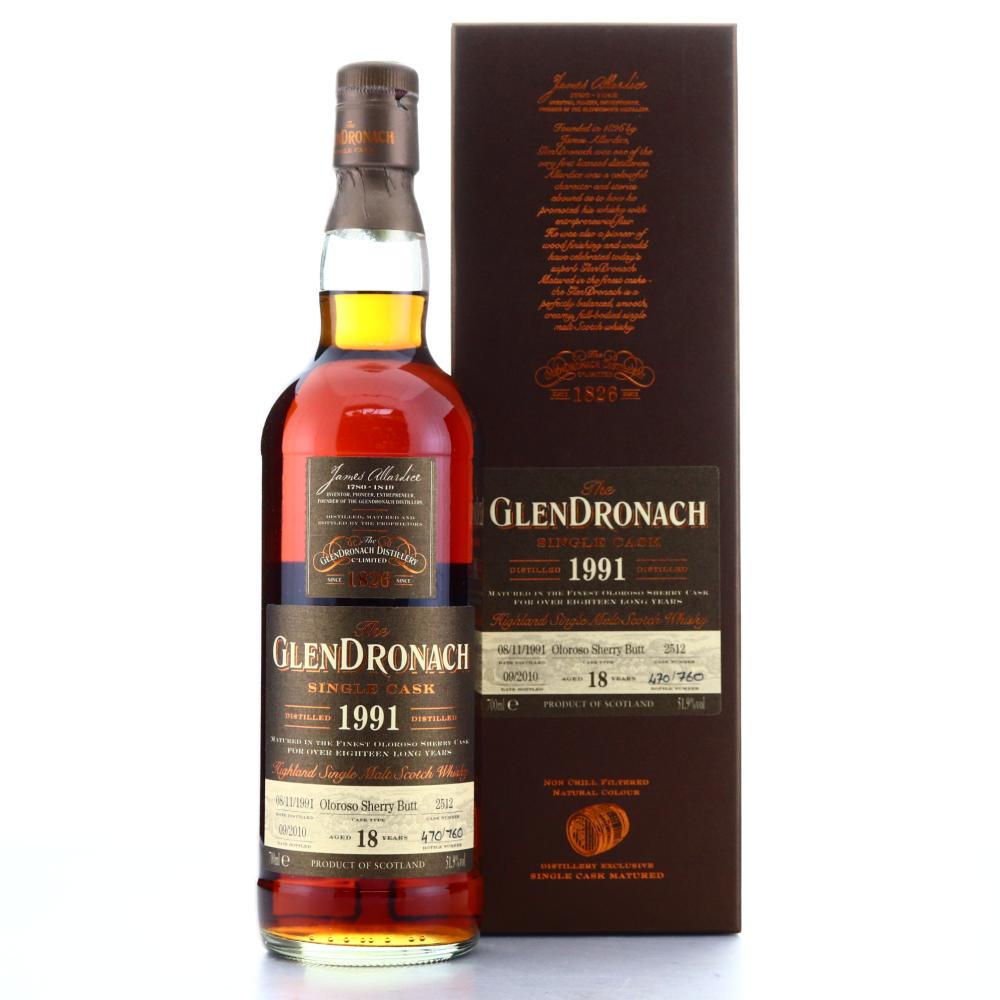 Glendronach 1991 Single Oloroso Cask 18 Year Old #2512