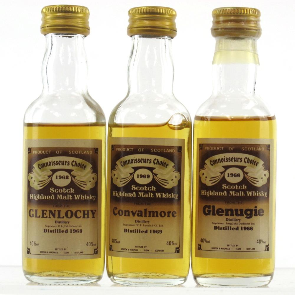 Closed Highland Gordon and MacPhail Miniatures 3 x 5cl
