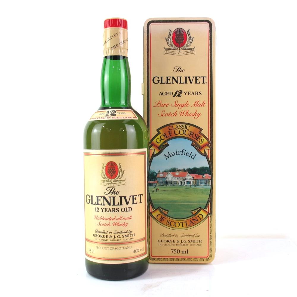 Glenlivet 12 Year Old Classic Golf Courses 75cl / Muirfield