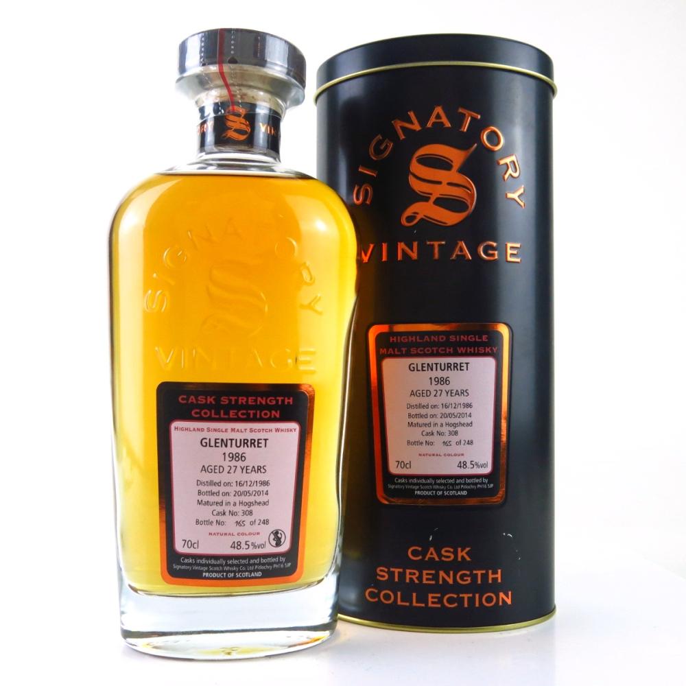 Glenturret 1986 Signatory Vintage 27 Year Old