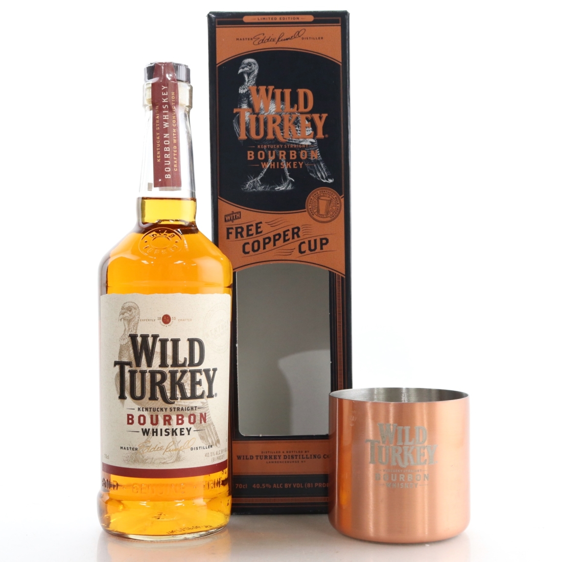 Wild Turkey Kentucky Straight Bourbon / with Copper Cup