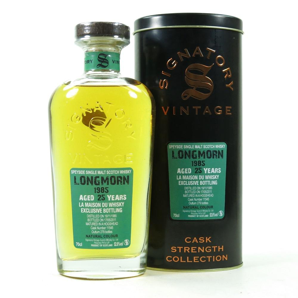 Longmorn 1985 Signatory Vintage 25 Year Old / La Maison Du Whisky