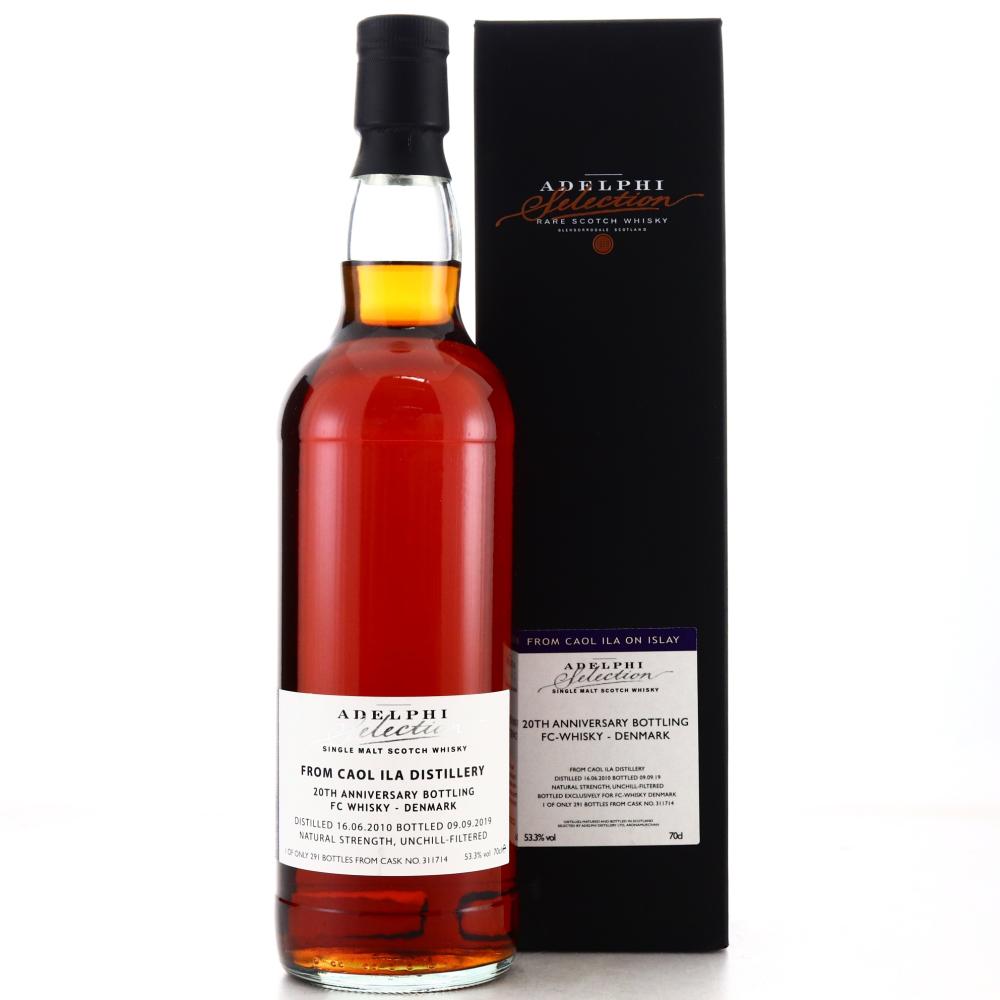 Caol Ila 2010 Adelphi 9 Year Old / FC-Whisky Denmark 20th Anniversary