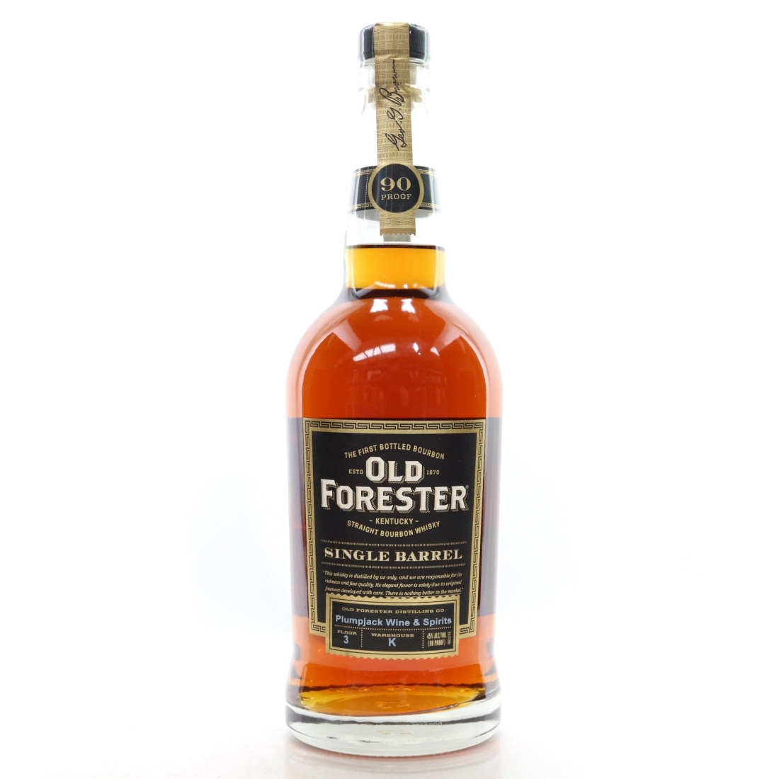 Old Forester Single Barrel / PlumpJack Wine & Spirits
