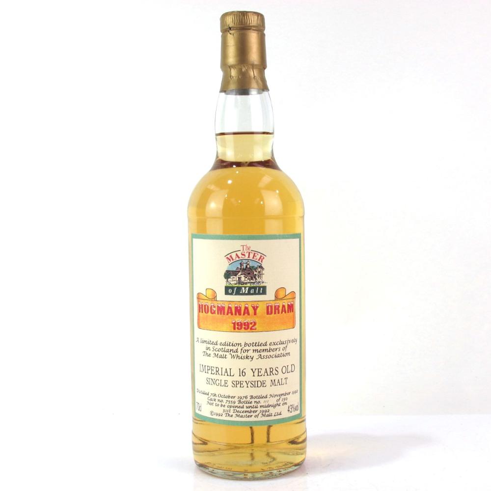 Imperial 1976 Master of Malt 16 Year Old / Hogmanay Dram