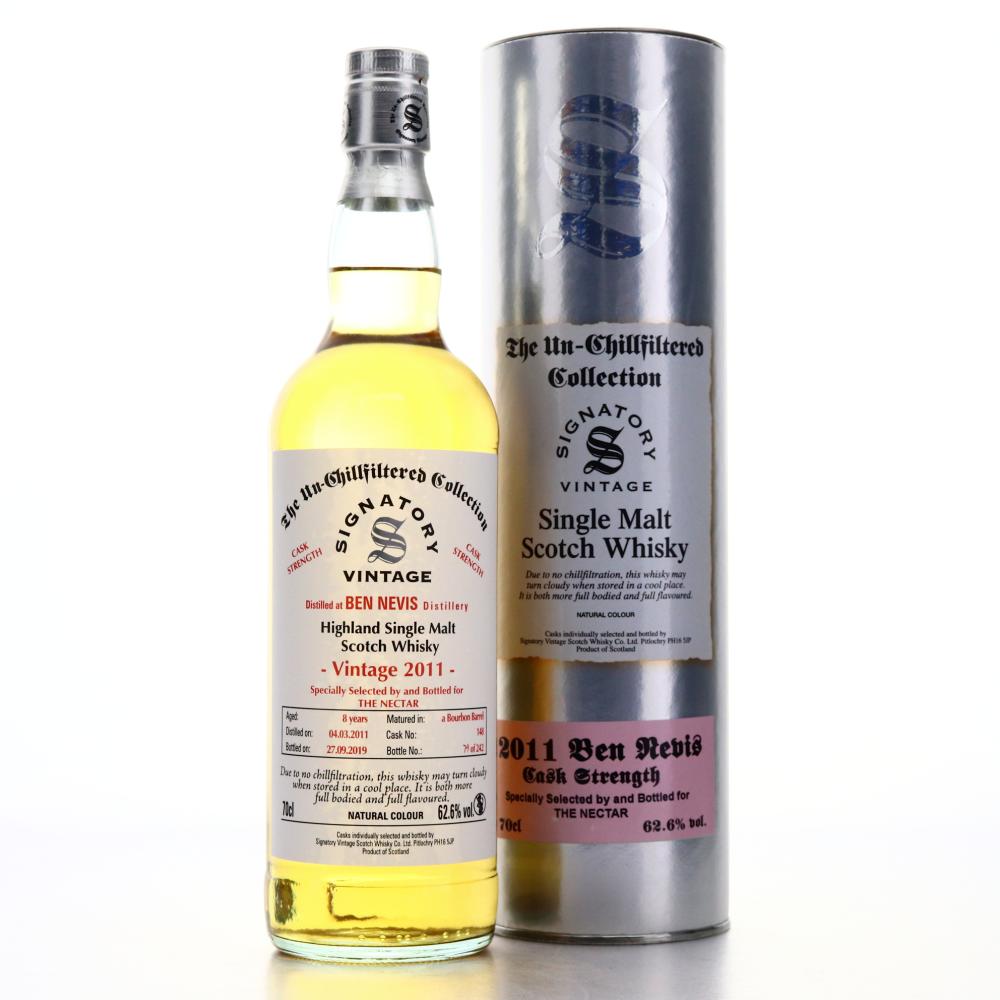Ben Nevis 2011 Signatory Vintage 8 Year Old / The Nectar