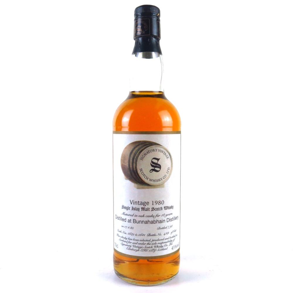 Bunnahabhain 1980 Signatory Vintage 18 Year Old