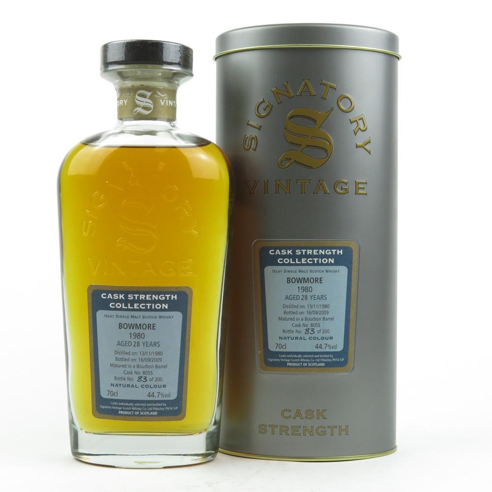 Bowmore 1980 Signatory Vintage Cask Strength 28 Year Old