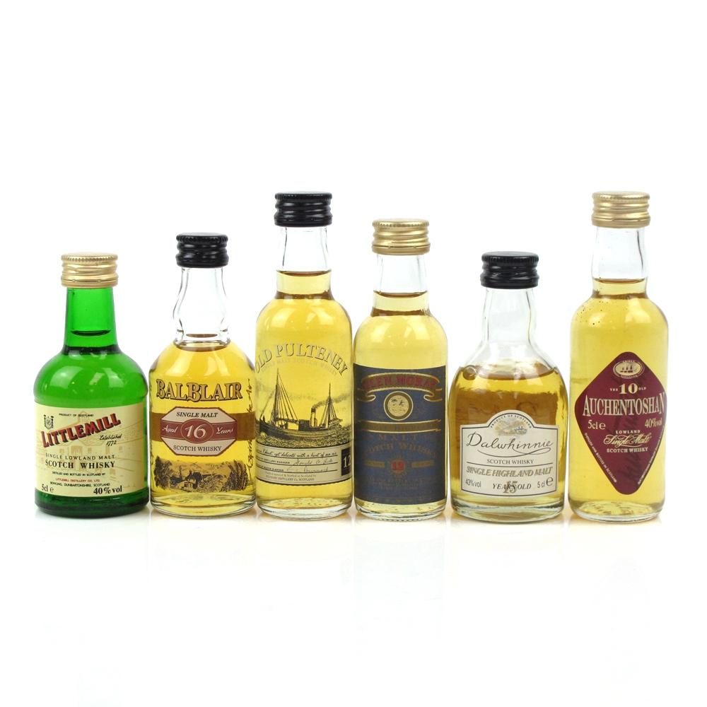 Miscellaneous Single Malt Selection 6 x 5cl / Including Littlemill