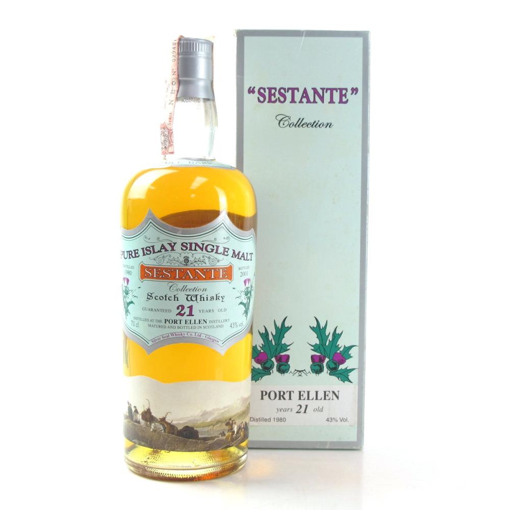 Port Ellen 1980 Silver Seal 21 Year Old / Sestante