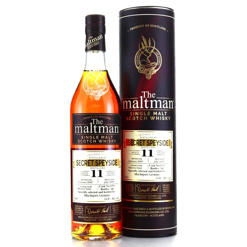 Secret Speyside 2007 Maltman 11 Year Old / Macallan