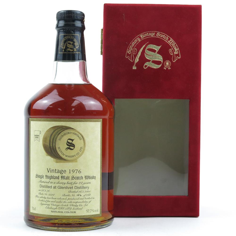 Glenlivet 1976 Signatory Vintage 24 Year Old