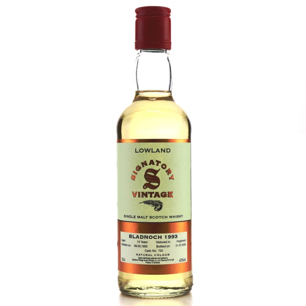 Bladnoch 1993 Signatory Vintage 15 Year Old 35cl