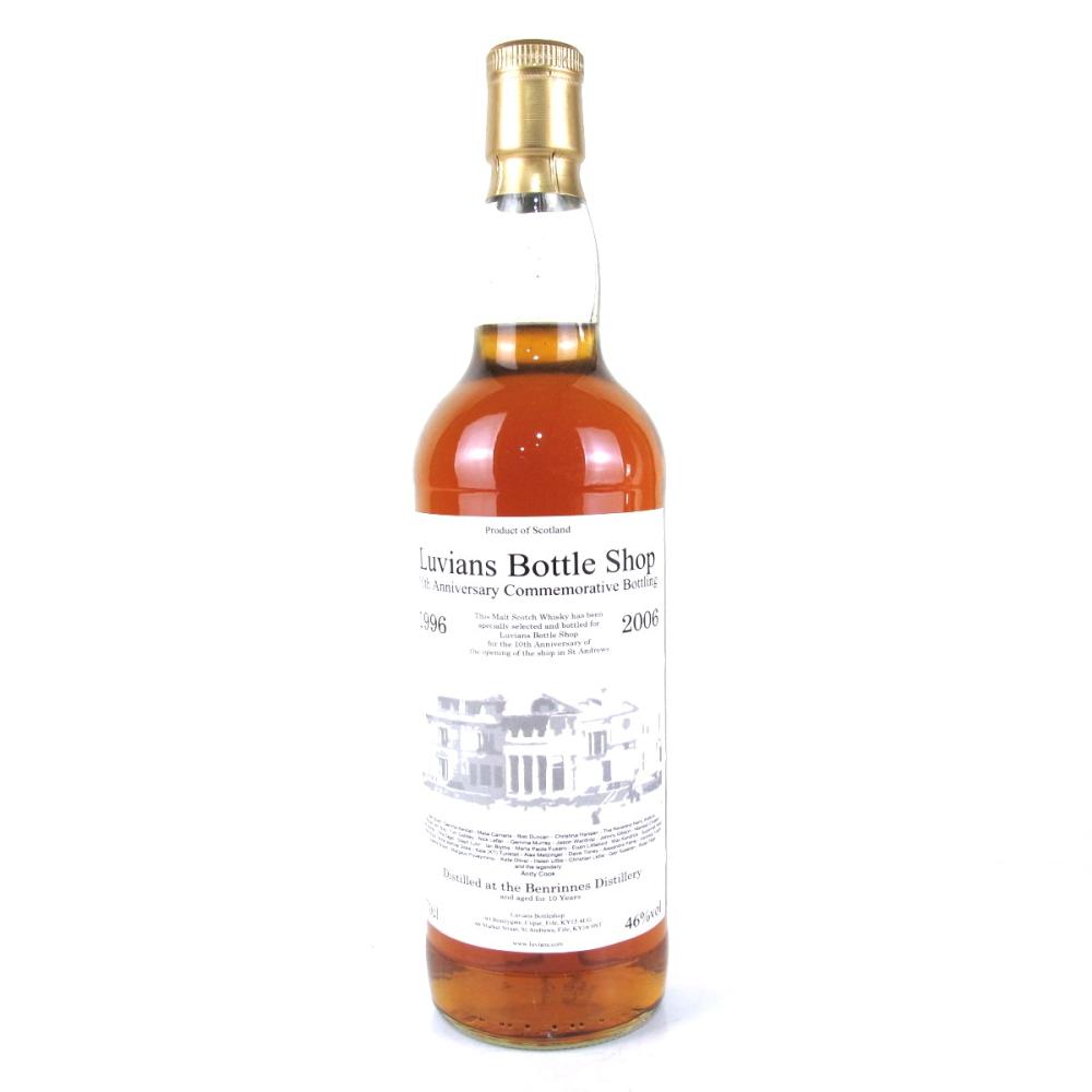 Benrinnes Luvians 10 Year Old / St. Andrews Bottle Shop 10th Anniversary