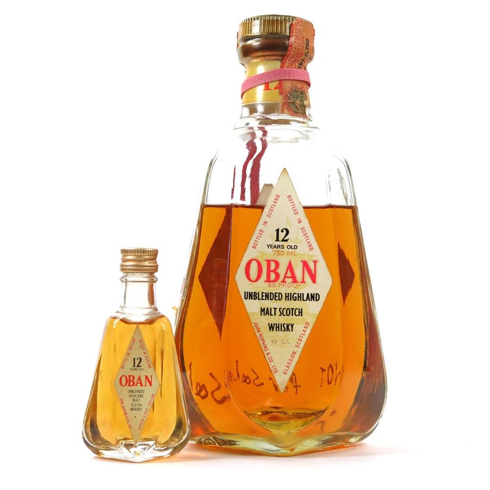 Oban 12 Year Old 1970's Including 5cl Miniature