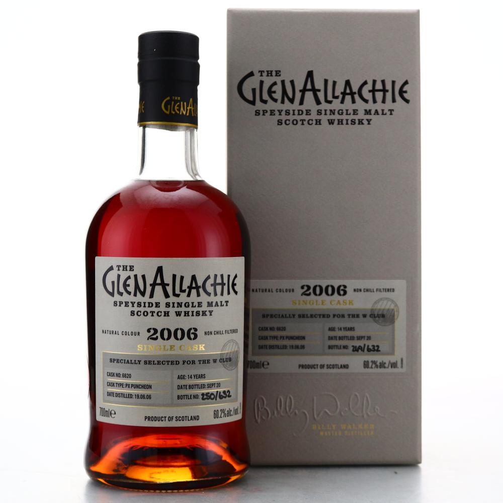 Glenallachie 2006 Single PX Cask 14 Year Old #6620 / The W Club