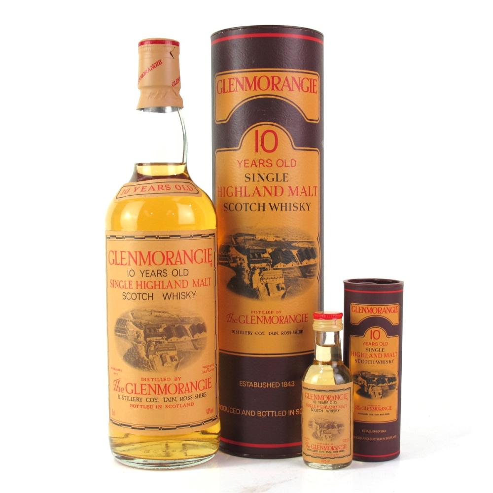 Glenmorangie 10 Year Old 1980s / Including Miniature