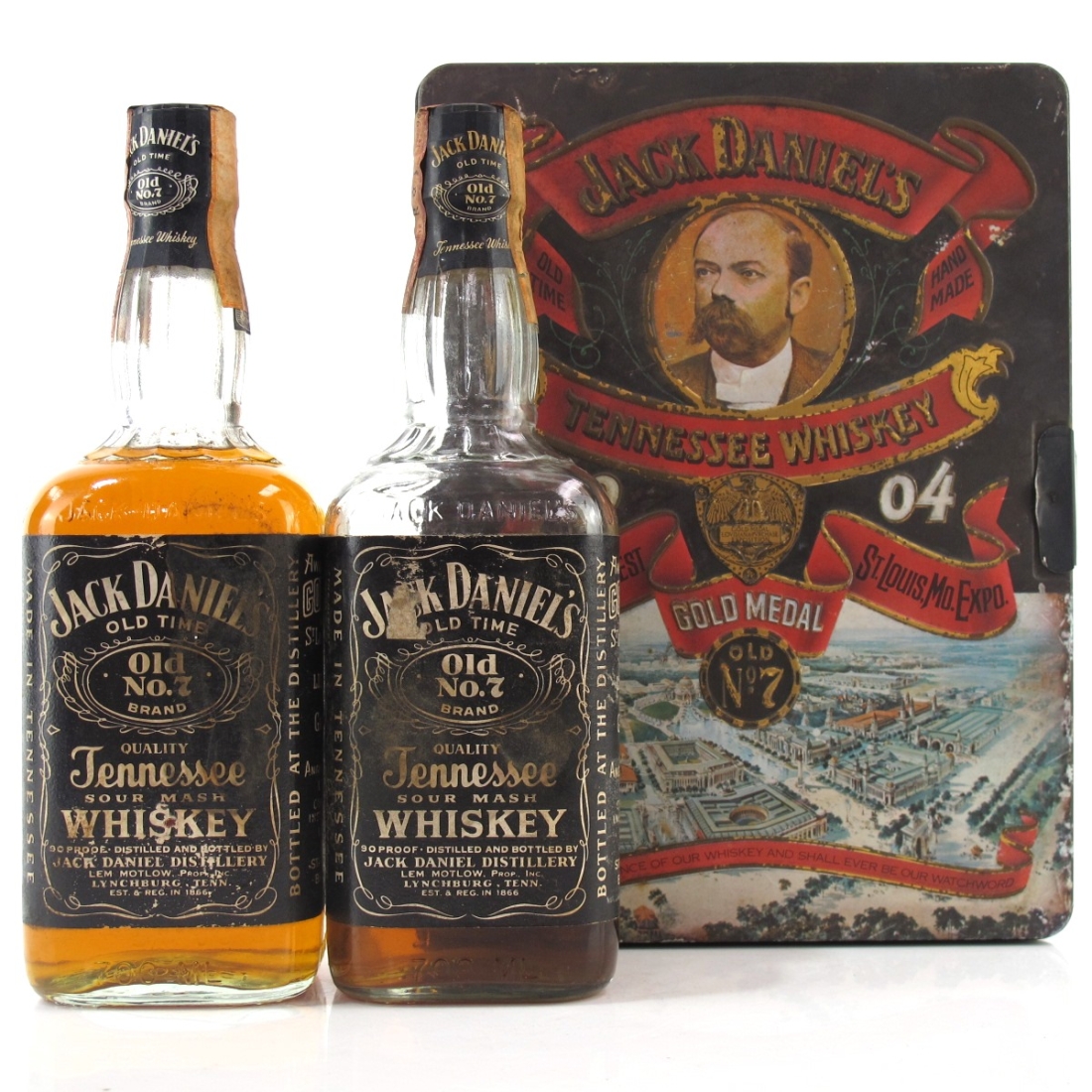 Jack Daniel's Old No.7 Replica Antique Tin 2 x 70cl