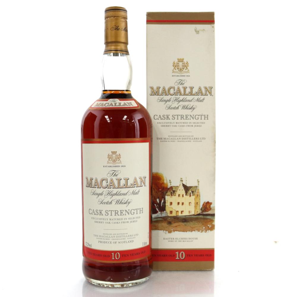 Macallan 10 Year Old Cask Strength 1 Litre / 57.2%