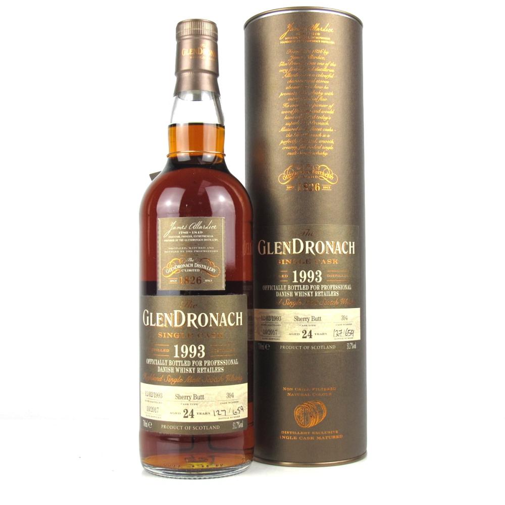 Glendronach 1993 Single Cask 24 Year Old #394 / Danish Retail Exclusive