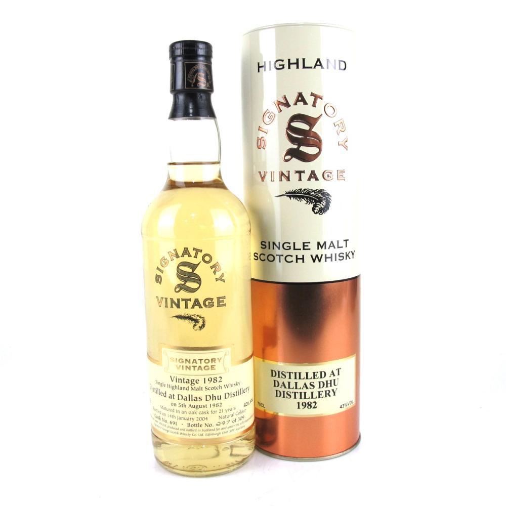 Dallas Dhu 1982 Signatory Vintage 21 Year Old