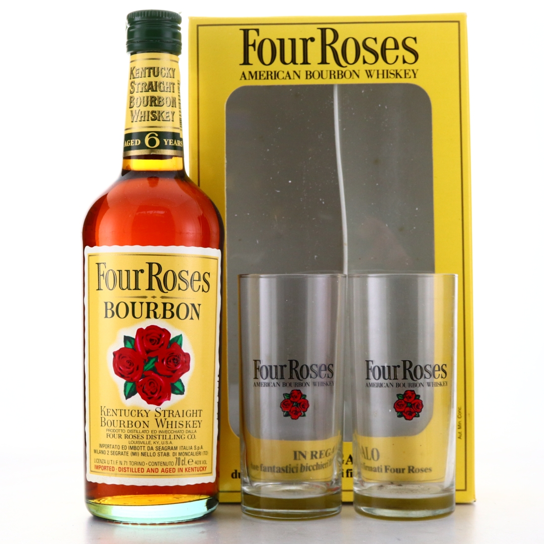 Four Roses 6 Year Old Kentucky Straight Bourbon Gift Set