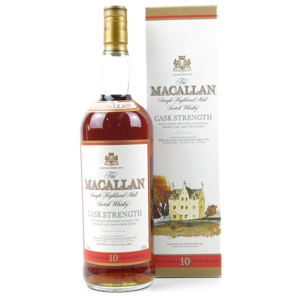 Macallan 10 Year Old Cask Strength 1 Litre Circa 1990s 