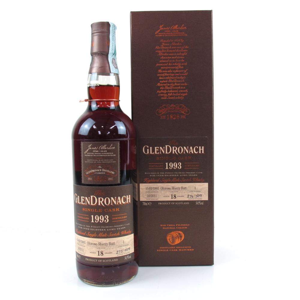 Glendronach 1993 18 Year Old Single Cask #1