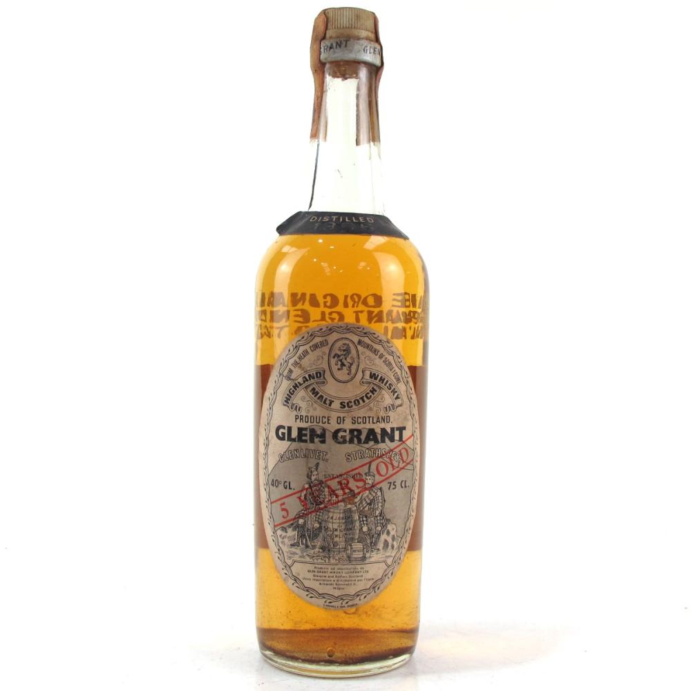 Glen Grant 1965 Gordon and MacPhail  5 Year Old / Giovinetti Import