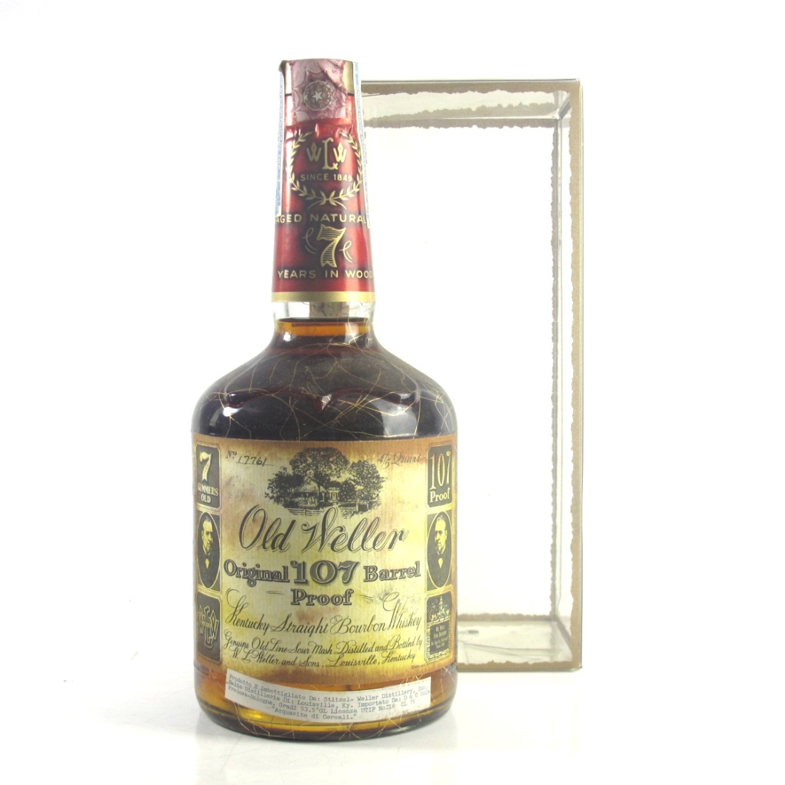 Old Weller Original 107 Barrel Proof 7 Year Old 1960s