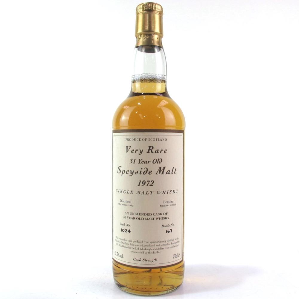 Glenlivet 1972 Very Rare 31 Year Old