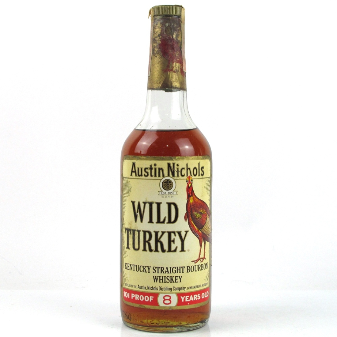Wild Turkey 101 Proof 8 Year Old Circa 1980s