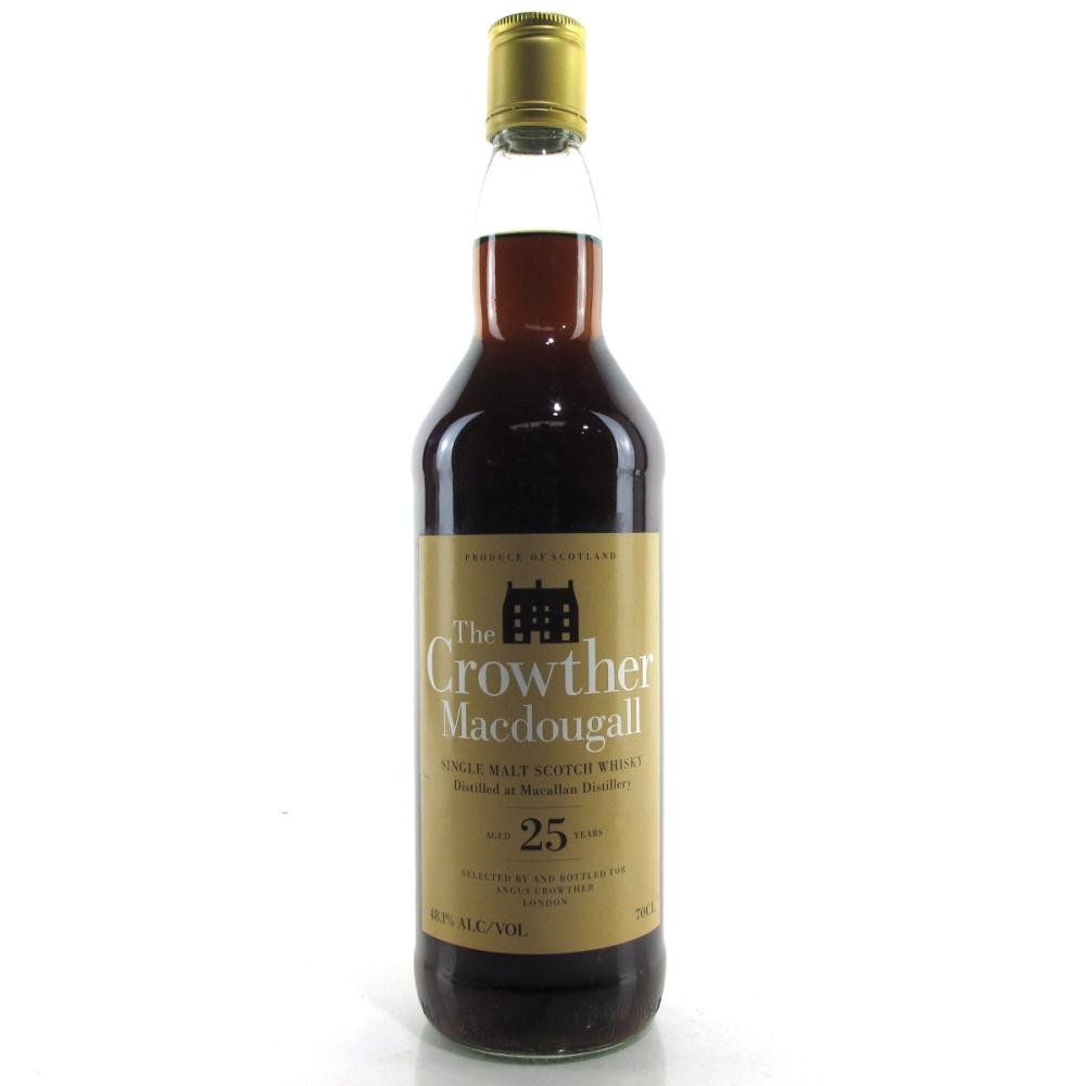 Macallan 25 Year Old Crowther Macdougall