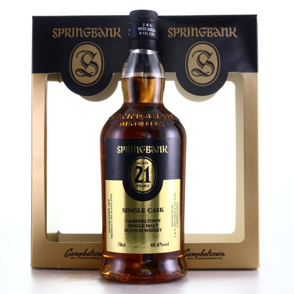 Springbank 21 Year Old Single Cask / UK Exclusive - with New Box