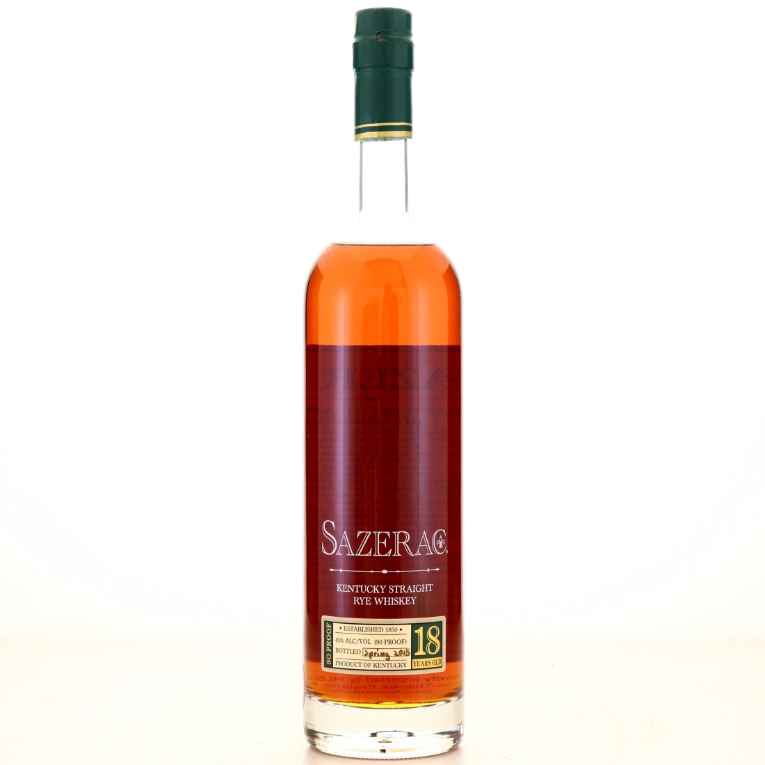 Sazerac 18 Year Old Rye / Spring 2015