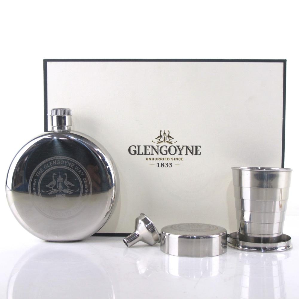 Glengoyne Hip Flask and Cup