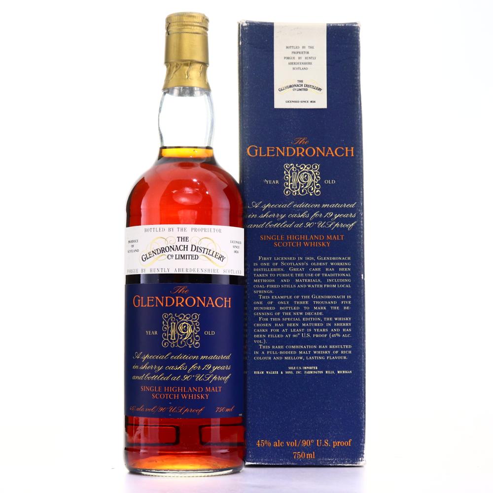 Glendronach 19 Year Old Special Edition 1989 / US Import