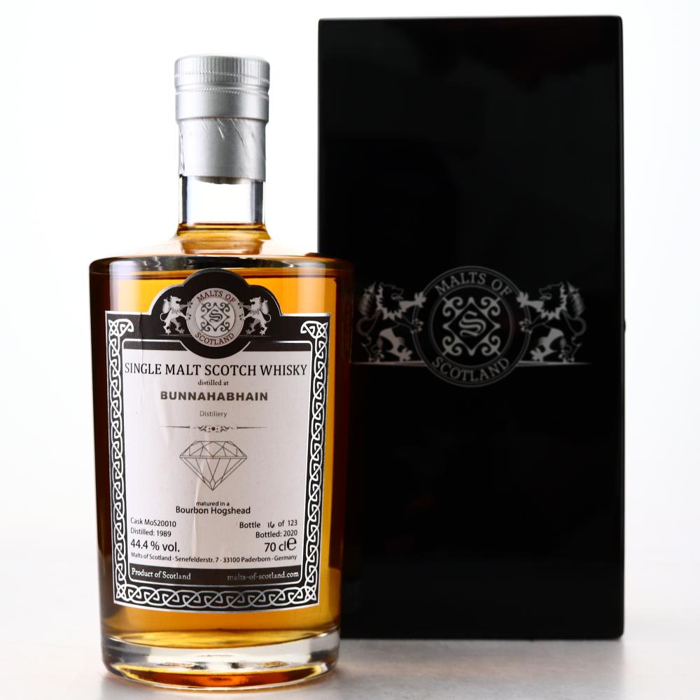 Bunnahabhain 1989 Malts of Scotland Bourbon Hogshead