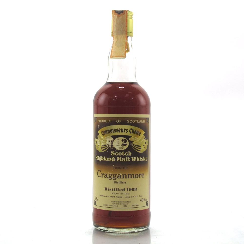 Cragganmore 1968 Gordon MacPhail 12 Year Old / Co. Pinerolo Import