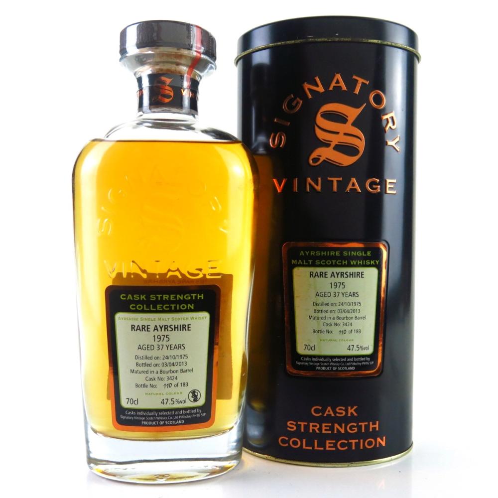 Ladyburn / Rare Ayrshire 1975 Signatory Vintage 37 Year Old