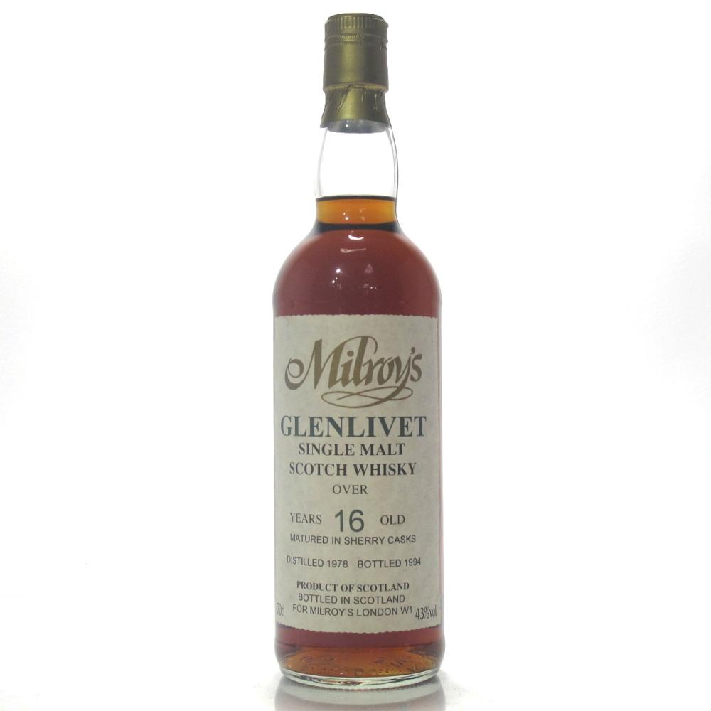 Glenlivet 1978 Milroy 16 Year Old