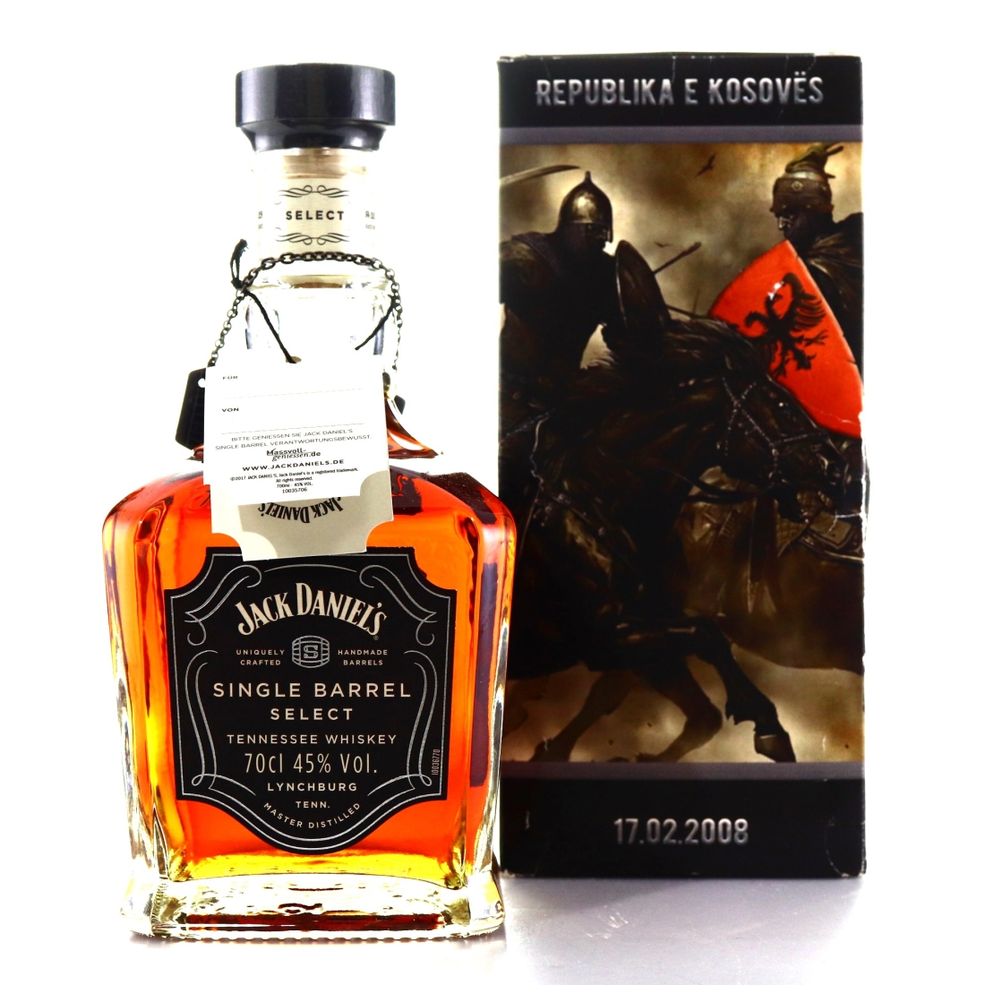 Jack Daniel's Single Barrel Select 2019 / Kosovo Declaration of Independence