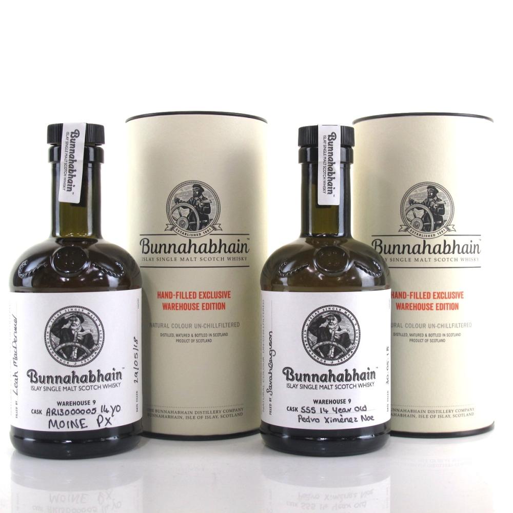 Bunnahabhain 14 Year Old Hand Filled 2 x 20cl / PX Moine & PX Noe