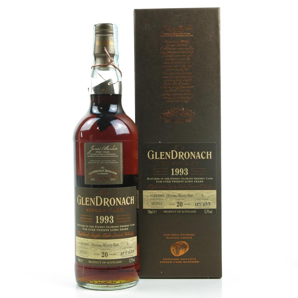 Glendronach 1993 Single Cask 20 Year Old