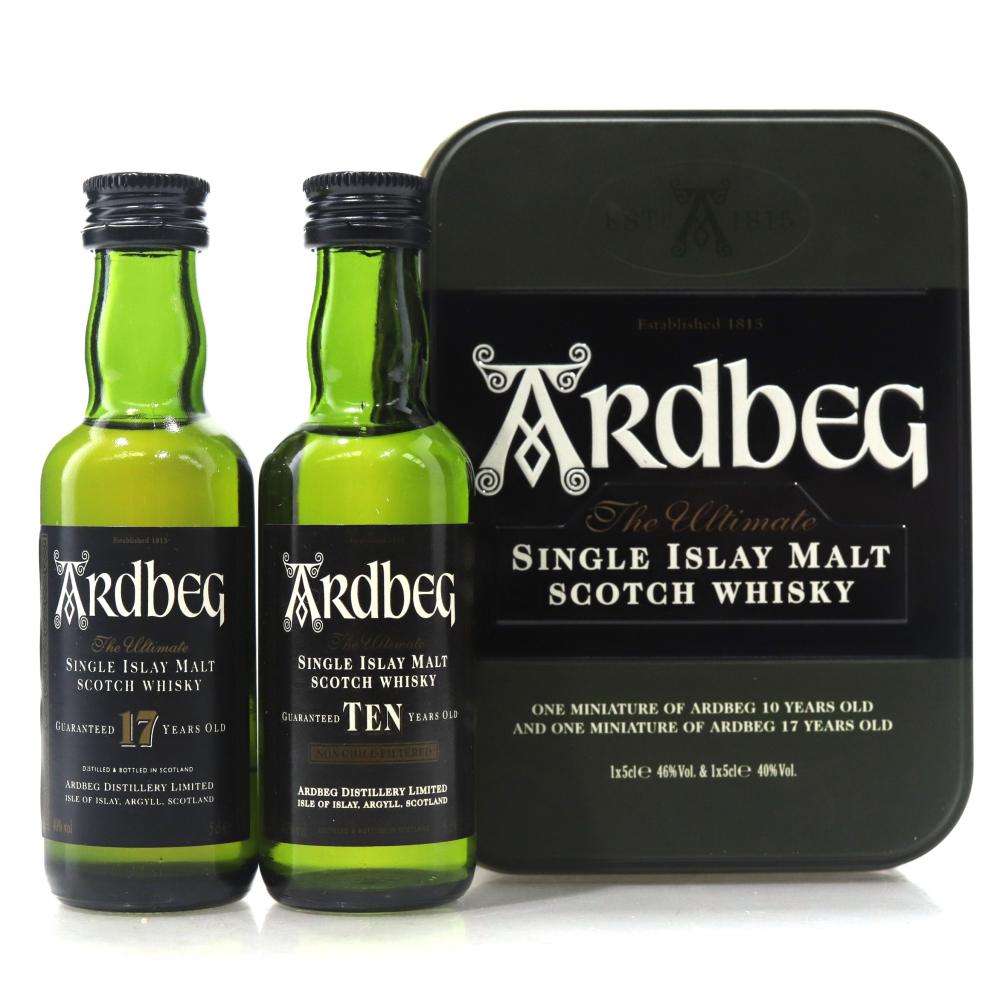 Ardbeg 10 & 17 Year Old Miniature Gift Set 2 x 5cl