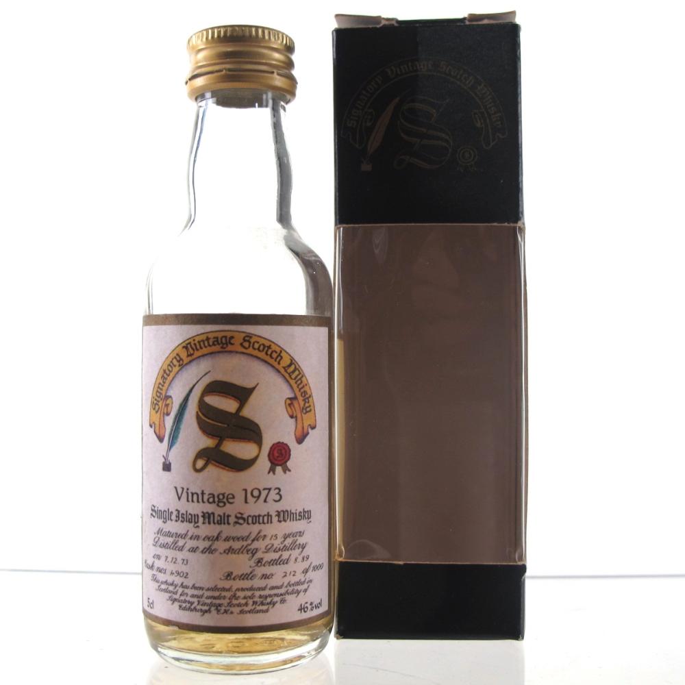 Ardbeg 1973 Signatory Vintage 15 Year Old Miniature 5cl