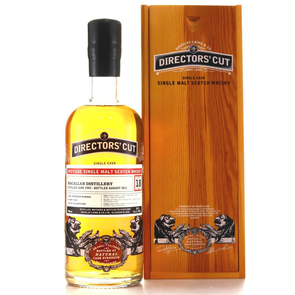 Macallan 1993 Douglas Laing 18 Year Old Director's Cut
