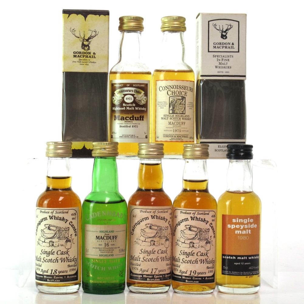 Speyside Miniature Selection 7 x 5cl / includes Macduff 1975