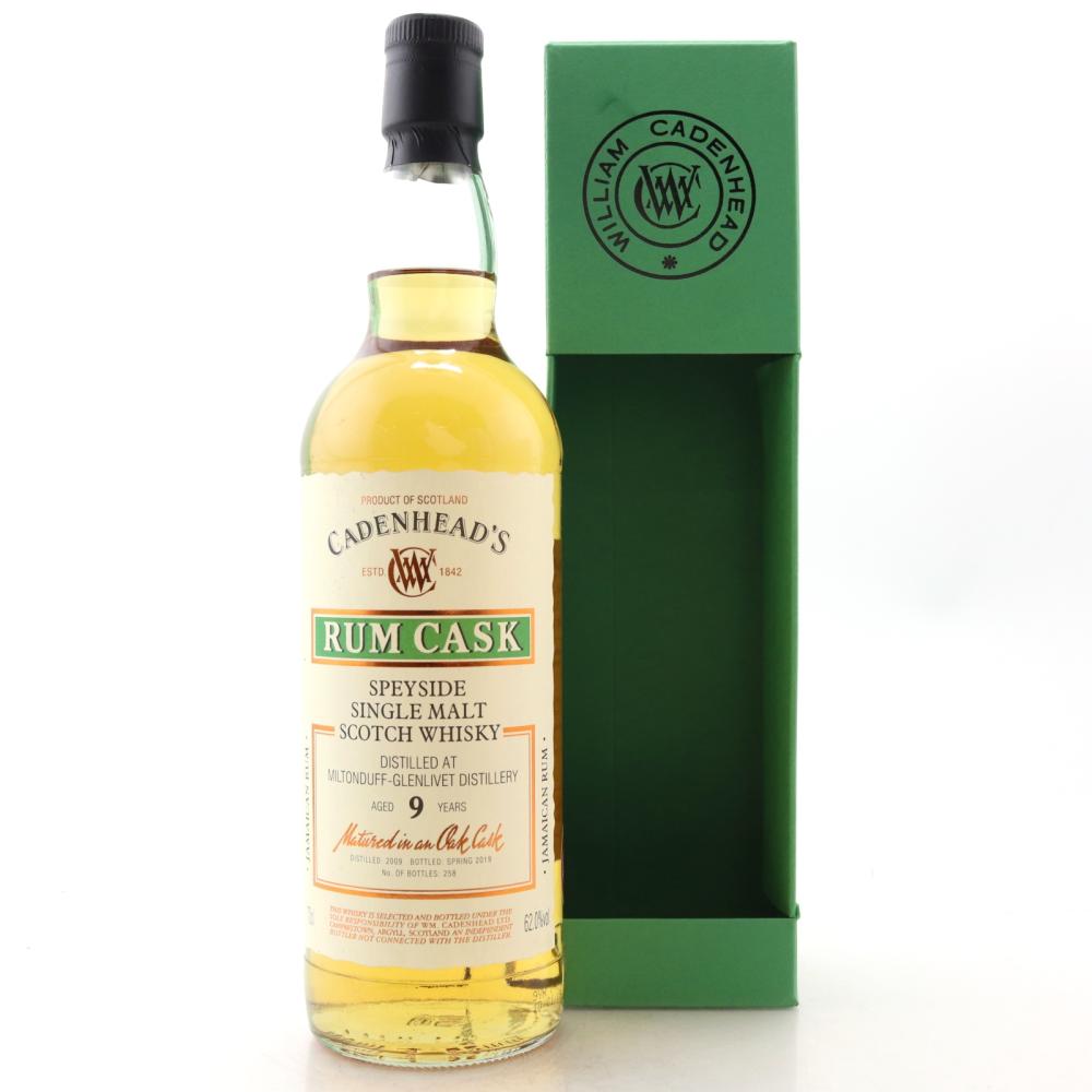Miltonduff 2009 Cadenhead's 9 Year Old / Rum Cask